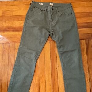 J. Crew green jeans